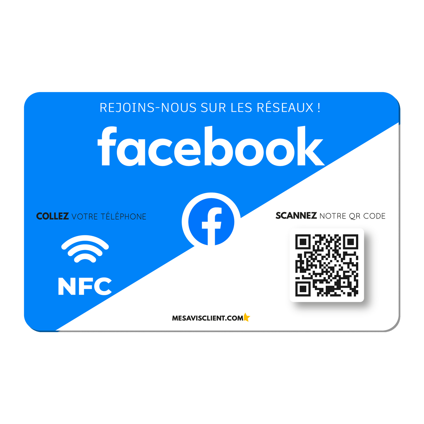 1 Carte NFC - Facebook