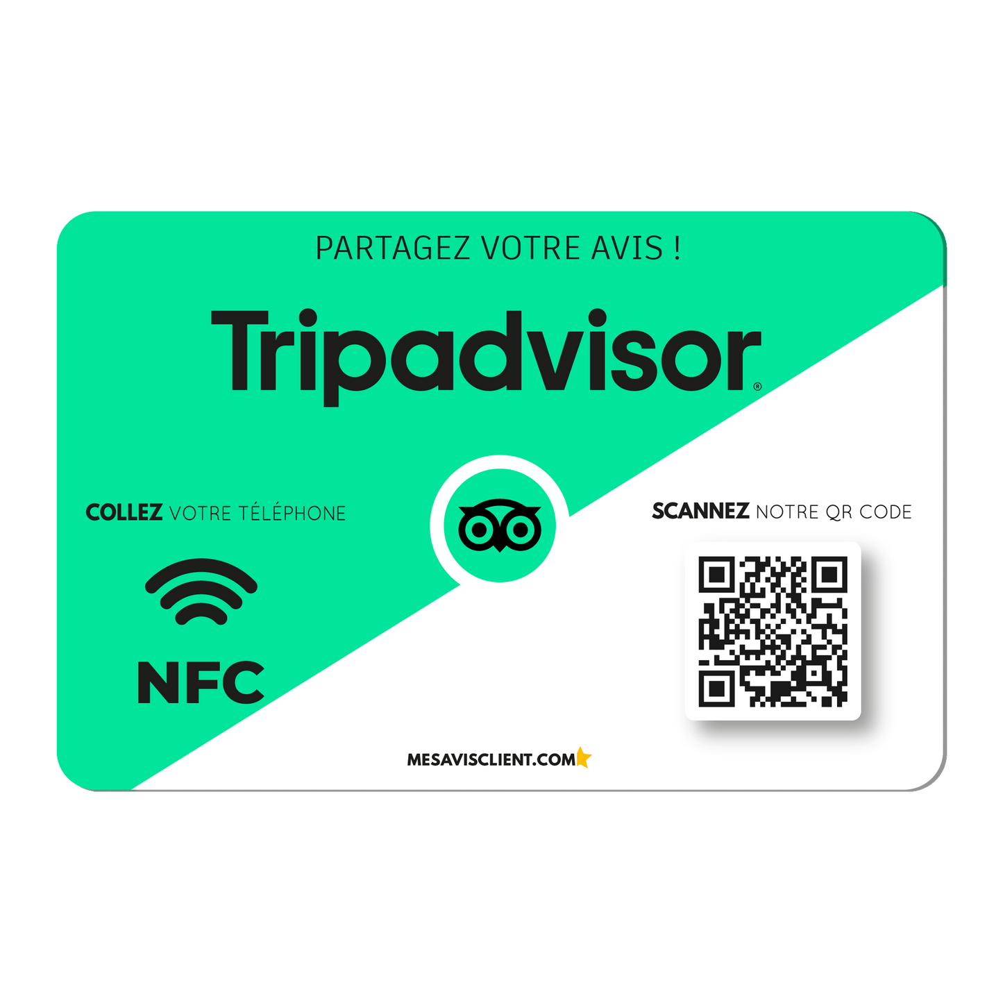 1 Carte NFC - Tripadvisor