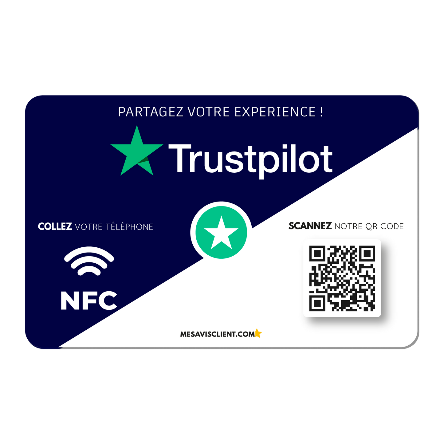 1 Carte NFC - Trustpilot