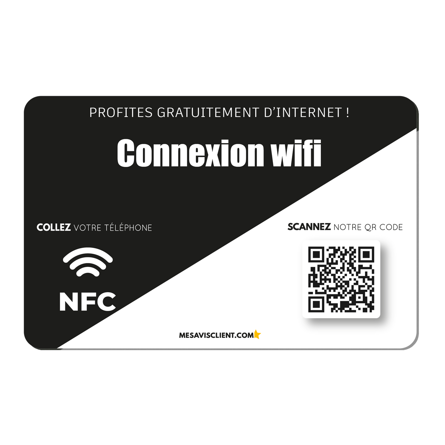 1 Carte NFC - Wi-Fi