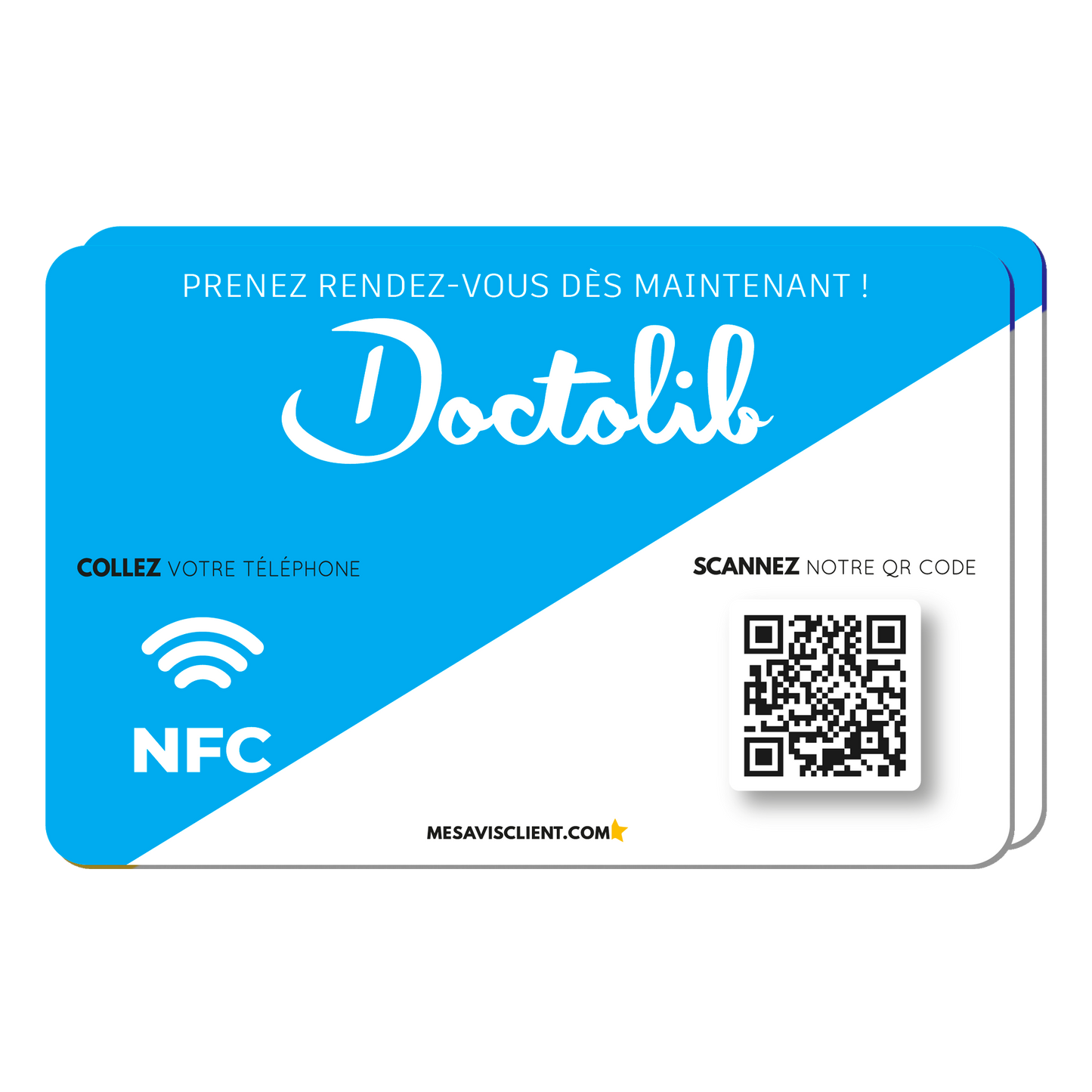 2 Cartes NFC - Doctolib