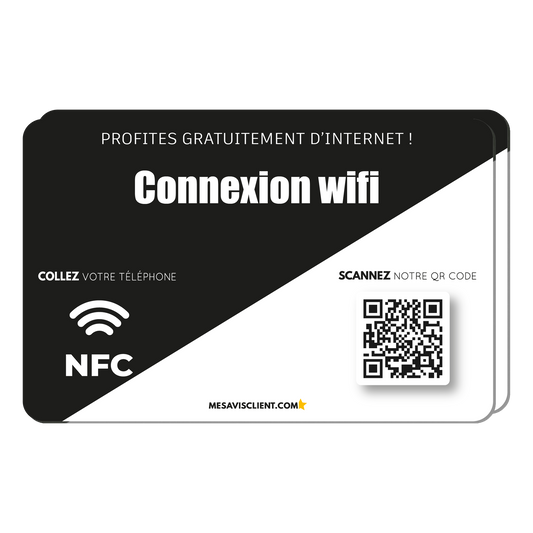 2 Cartes NFC - Wi-Fi