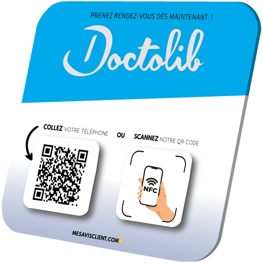 1 Plaque NFC PRO - Doctolib