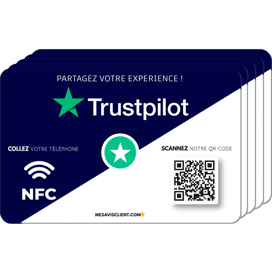 5 Cartes NFC - Trustpilot