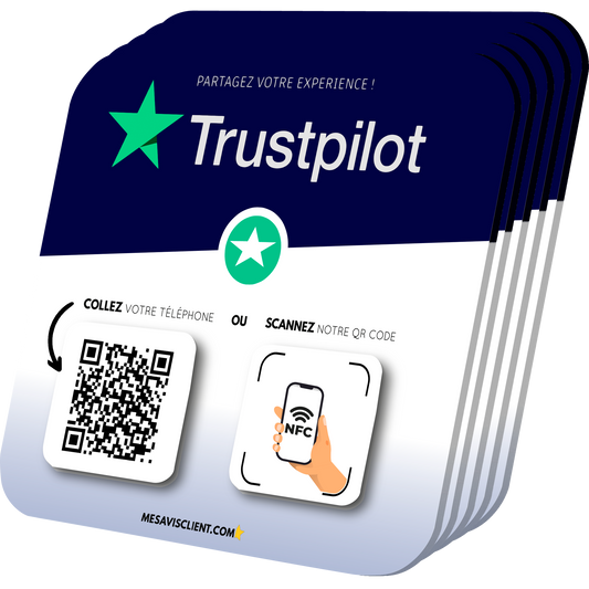 5 Plaques NFC PRO - Trustpilot