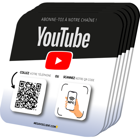5 Plaques NFC PRO - Youtube