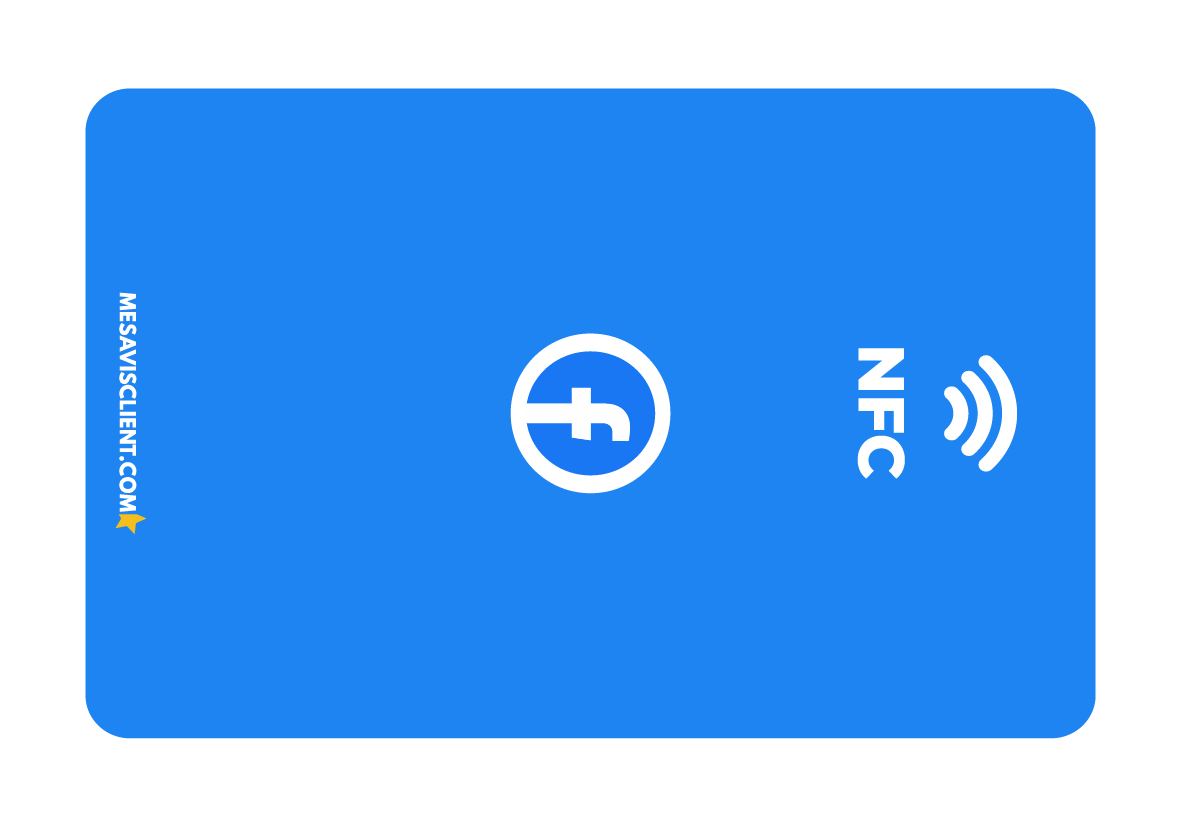 2 Cartes NFC - Facebook