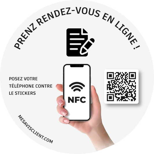 30 Stickers prise de rendez-vous